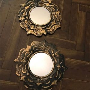 Mirror decor plastic